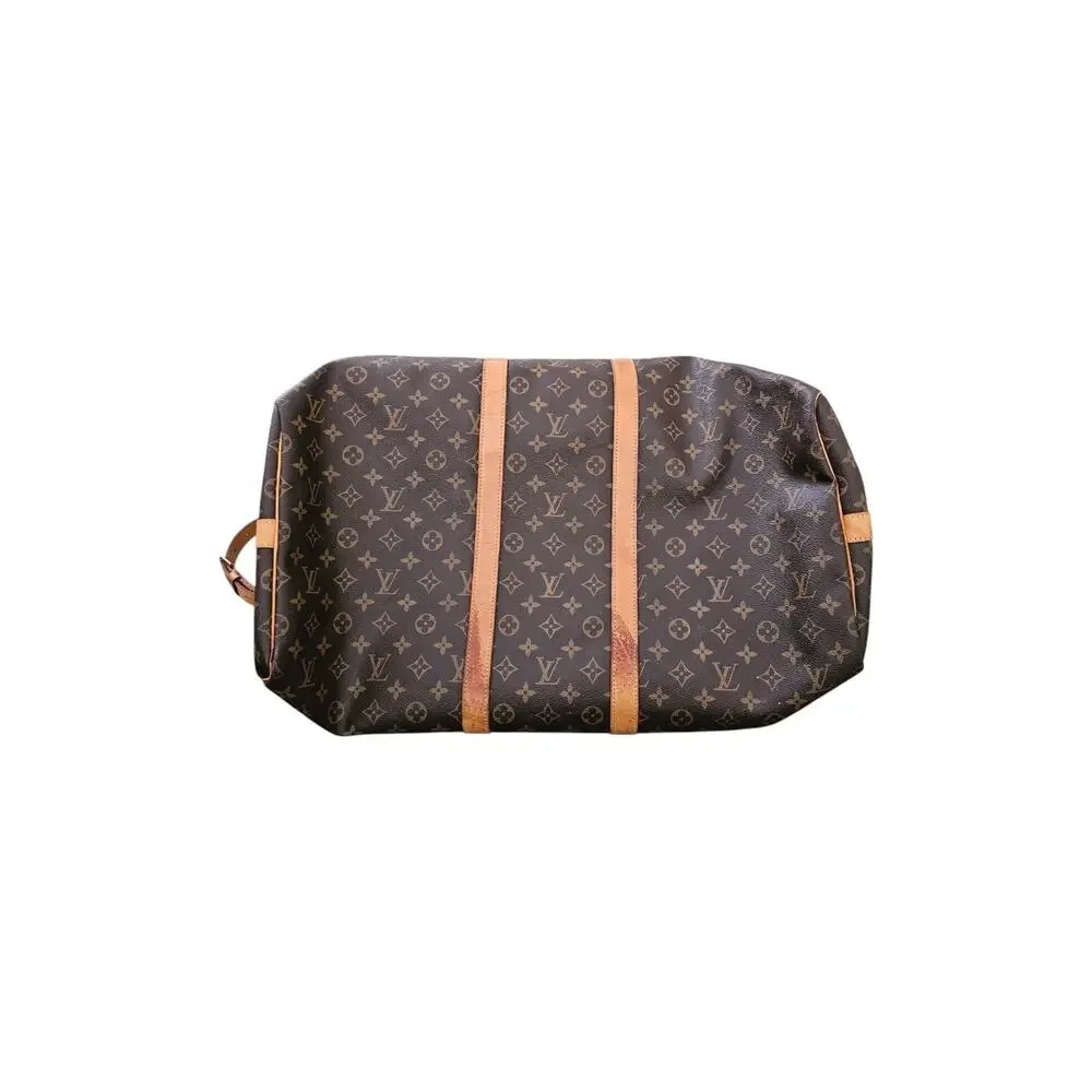 Louis Vuitton Keepall Bandouliere 55 Duffle Travel Bag LV Monogram Canvas